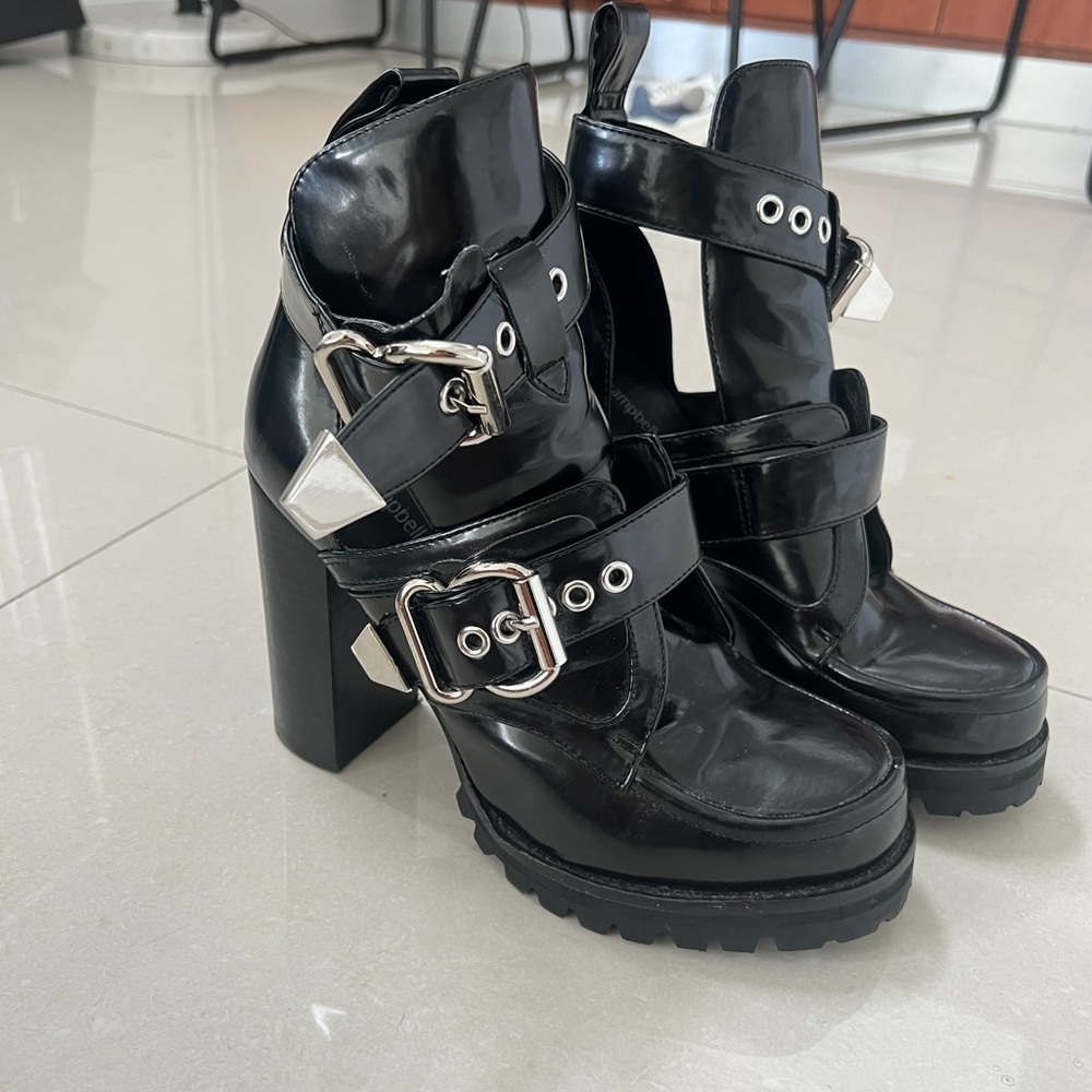 Jeffrey Campbell heeled boots 9.5